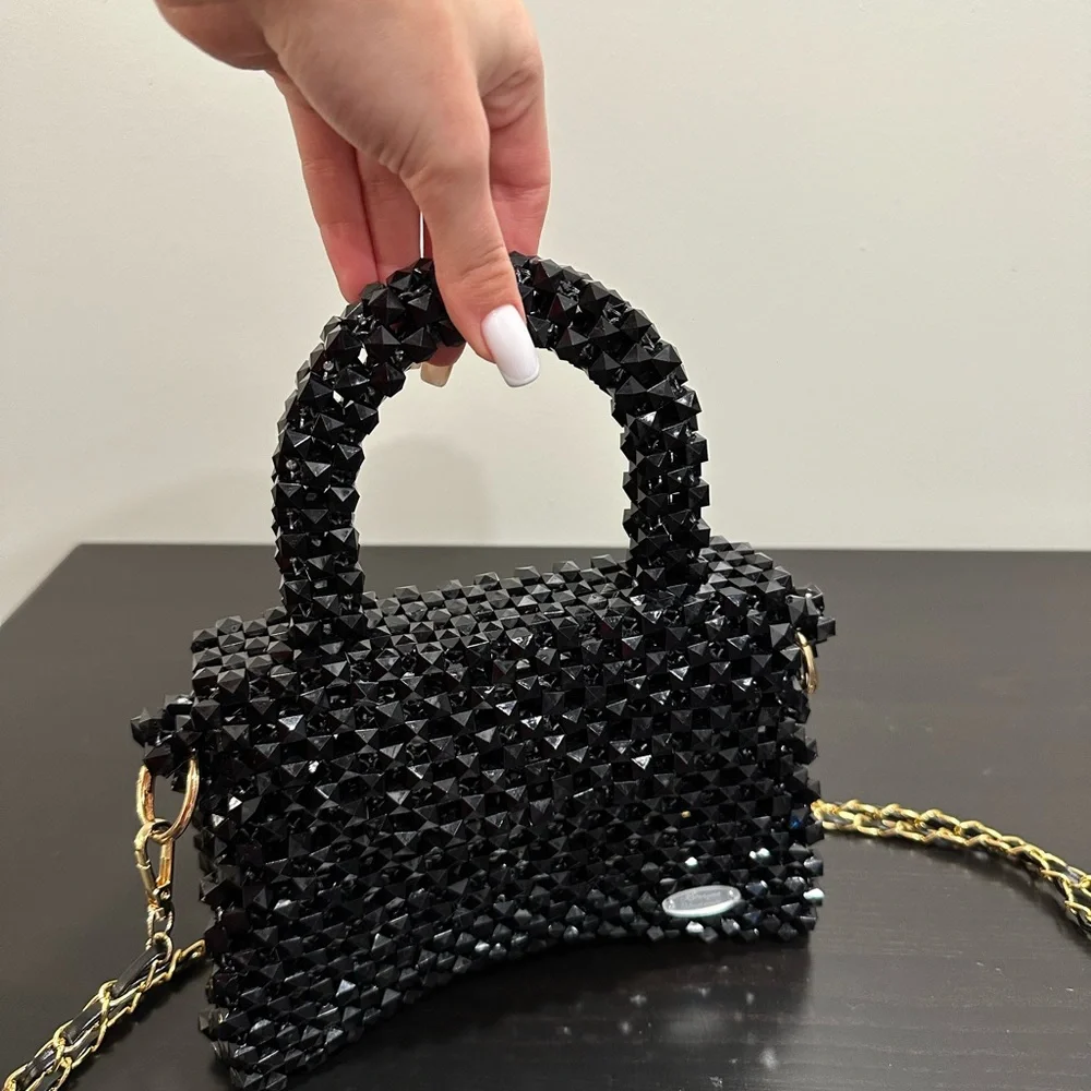 Handmade beaded bag - Picture 5 of 8